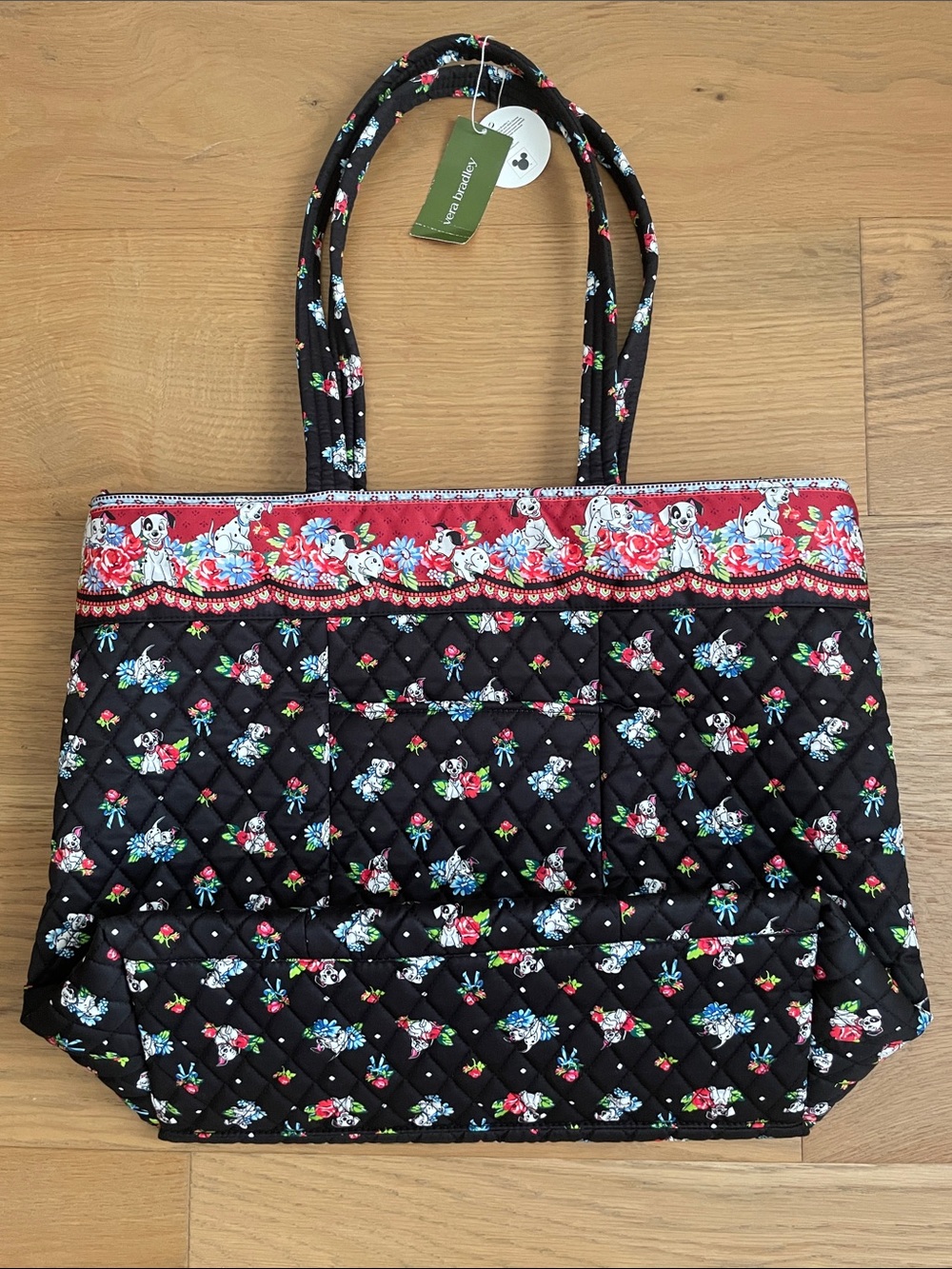 Vera Bradley Disney 101 Dalmations Original Zip Tote, NWT - Picture 2 of 10